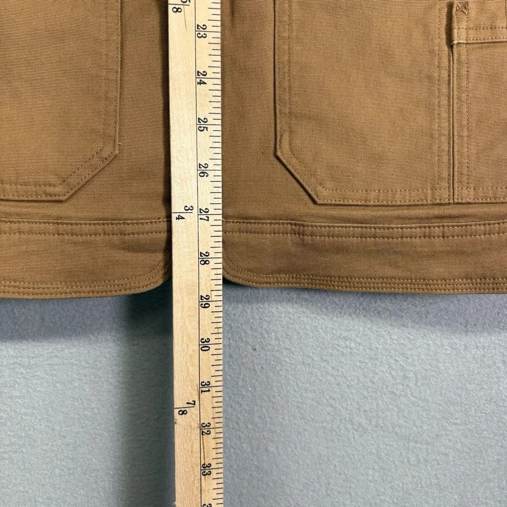 Duluth Trading Flex Fire Hose Ultimate Vest Mens XL Brown Multi Pocket Workwear